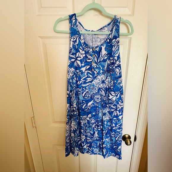 Lilly Pulitzer Lela Henley Tank Dress - Picture 2 of 6